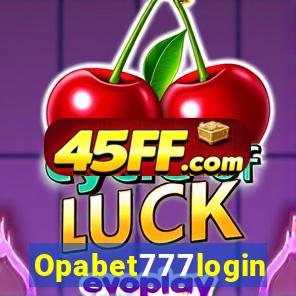 Opabet777login